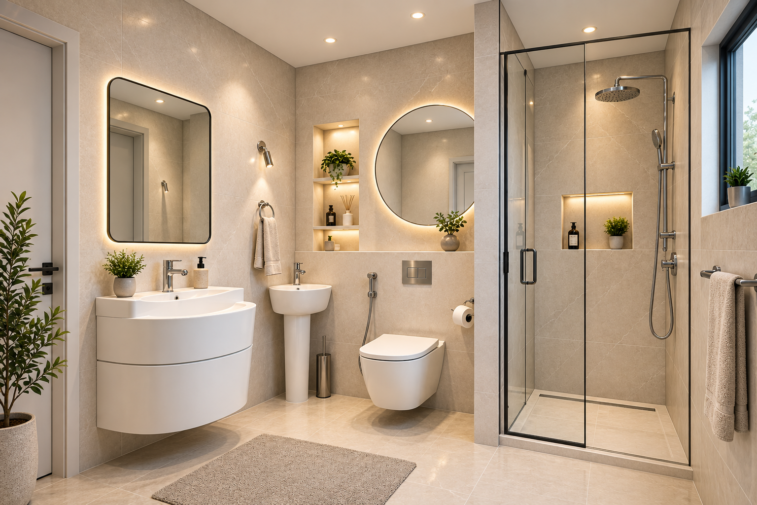 Bathroom after upgrade